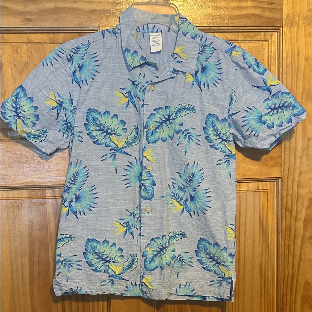 Blue Floral Kid’s Shirt size 10/12